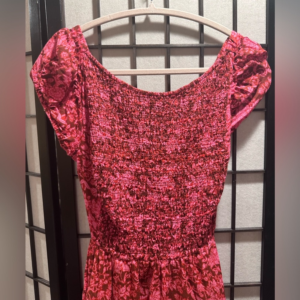 NWT FREE PEOPLE RARE-  UltraViolet Raspberry Combo Dress - Picture 7 of 8